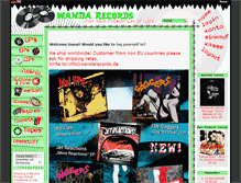 Tablet Screenshot of mailorder.wandarecords.de